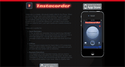 Desktop Screenshot of instacorder.com