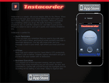 Tablet Screenshot of instacorder.com